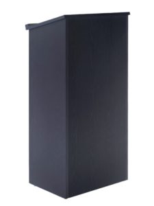 Basic Black Wood Podium