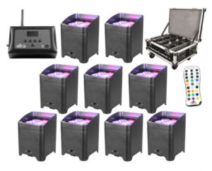 Chauvet Freedom Par Battery Powered LED Package of 9