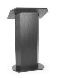 Pillar Style Black Podium