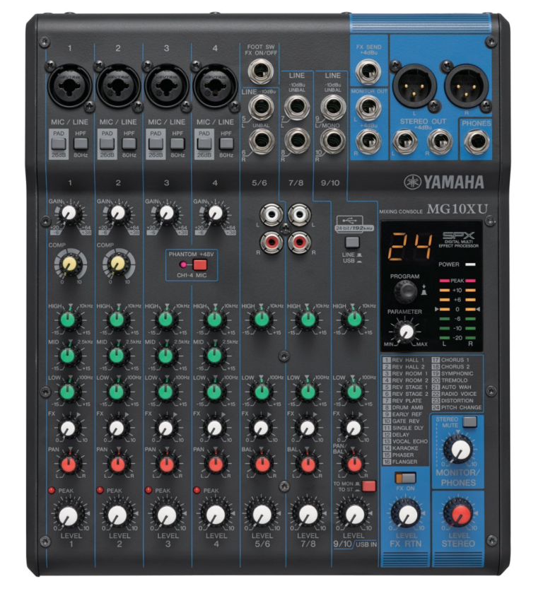 Yamaha MG10XU Mixer
